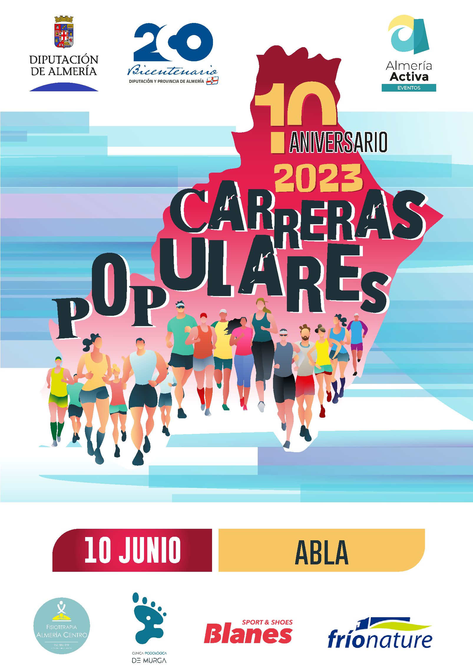 Circuito Provincial de Carreras Populares Diputación de Almería. Abla  10-6-23