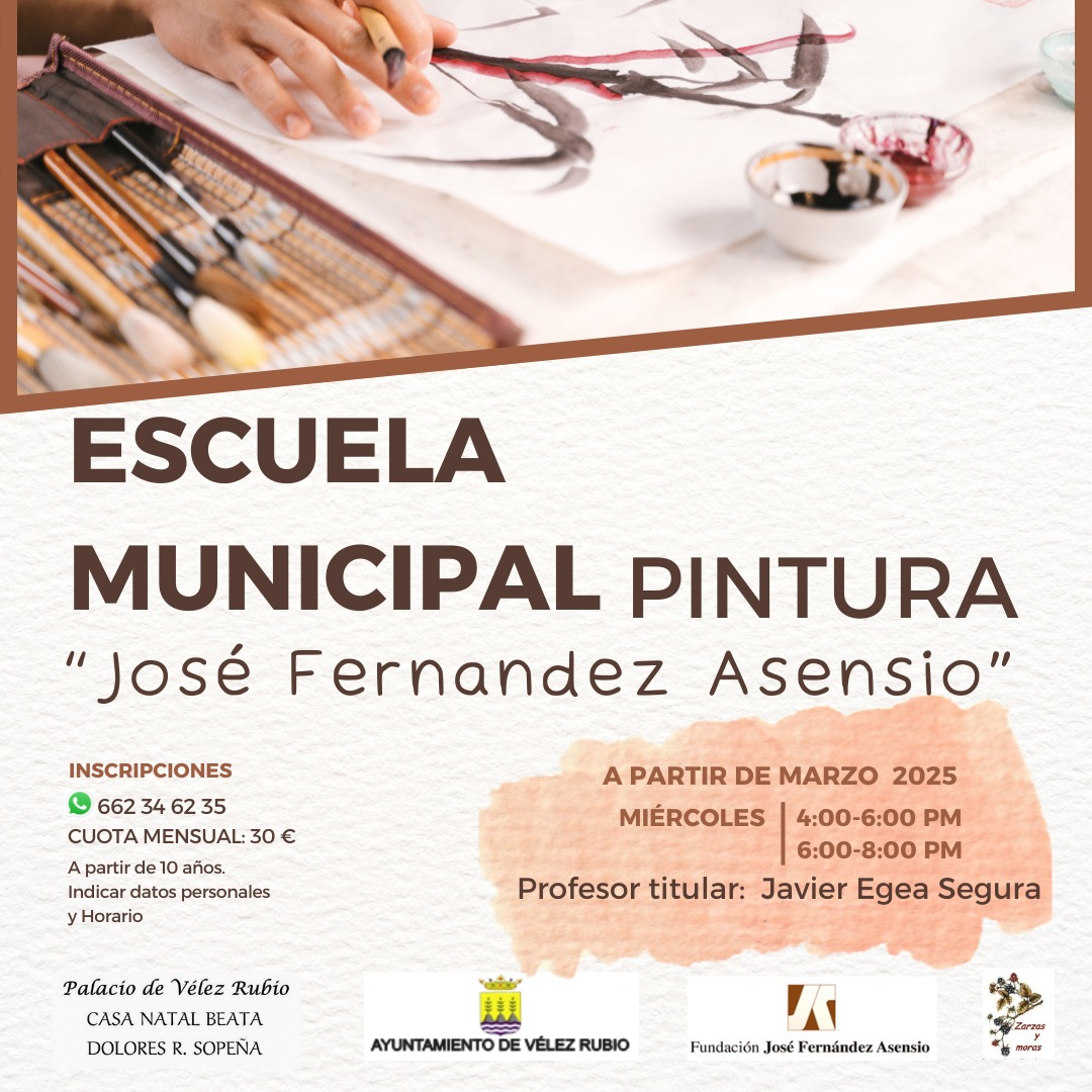 ESCUELA MUNICIPAL DE PINTURA “JOSÉ FERNANDEZ ASENSIO”.