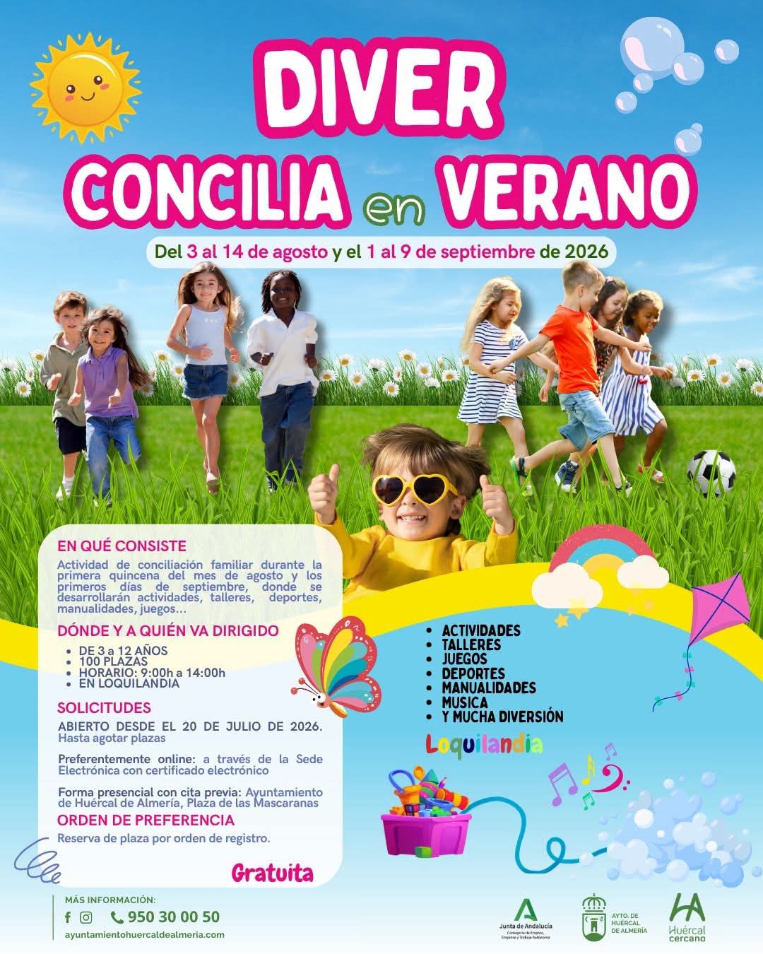Diver Concilia en Verano